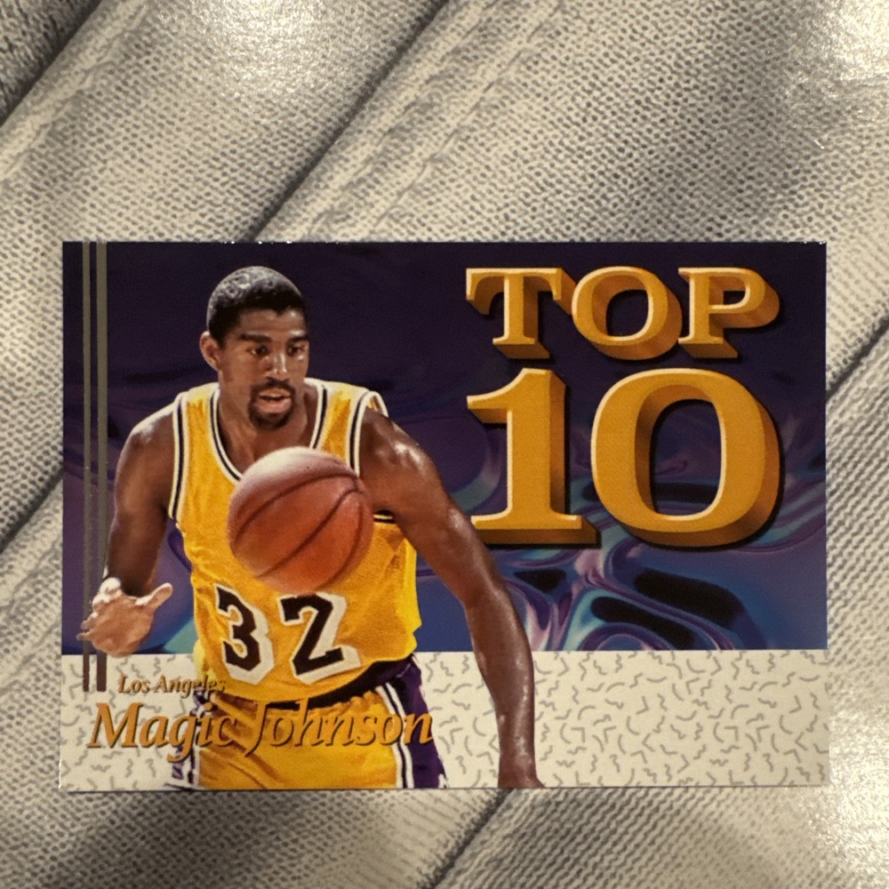 2026 Panini 90's Pop Culture - Top 10 - Magic Johnson #T10-MJ Lakers